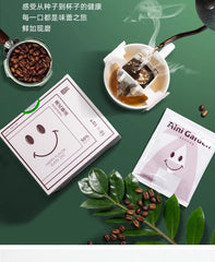 Factory Direct Boxed Simple Fragrant Hanging Ear Coffee Wholesale Organic Premium Hanging Ear Black Coffee 10g*10 Bags